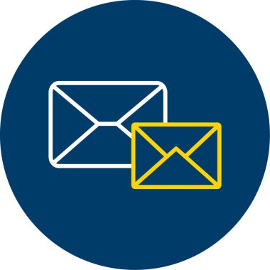 E- posta simgesinin vektör illüstrasyonu