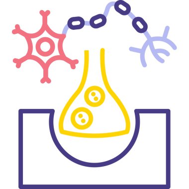 Kimyasal matara vektör çizimi
