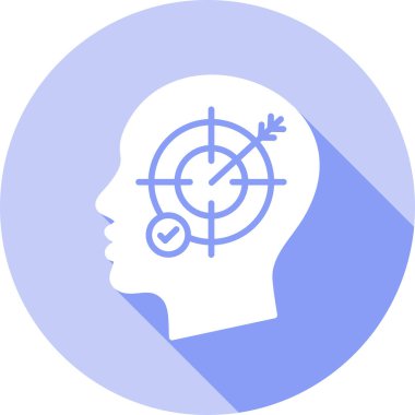 Beyin. Web simgesi basit illüstrasyon