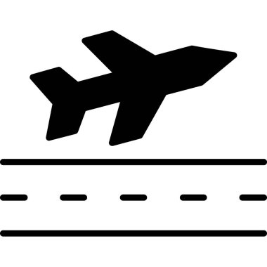 Uçak. Web simgesi basit illüstrasyon