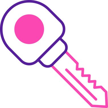 Tek bir simgenin vektör illüstrasyonu