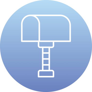 Lamba. Web simgesi basit illüstrasyon