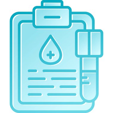 Kan damlası simgesi olan pano