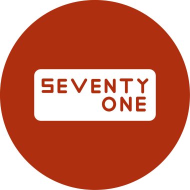 beyaz arkaplanda yedi düğme