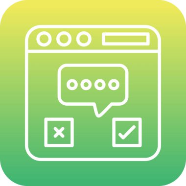 vektör yorum simgesi