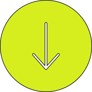 ok simgesi vektör illüstrasyonu