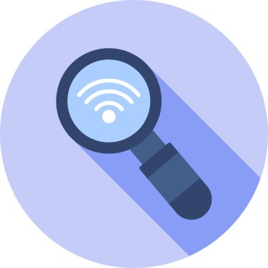 İnternet arama simgesi. Basit resimleme