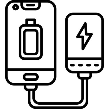 elektrik yükleme pil simgesi, özet biçimi