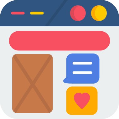 Sohbet iletisi açıklama simgesi düz biçimli