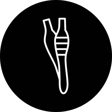 Modern oto tamir simgesinin vektör illüstrasyonu