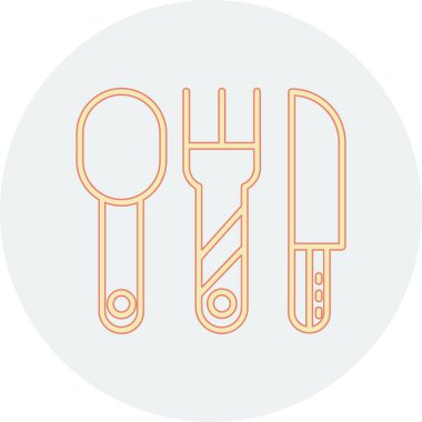 Çatal çatal çatal simgesi