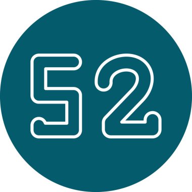 6 numaralı simge, modern tasarım