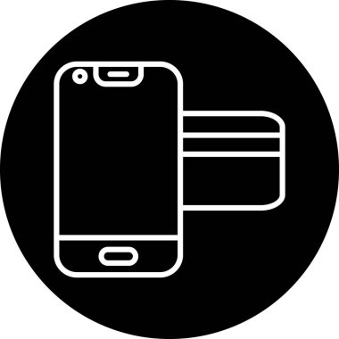 Telefon simgesi vektör illüstrasyonu