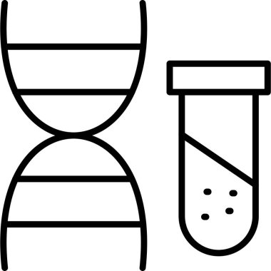 test tübü vektör illüstrasyon tasarımı