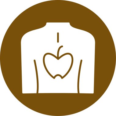 Çantalı bir kalbin vektör çizimi