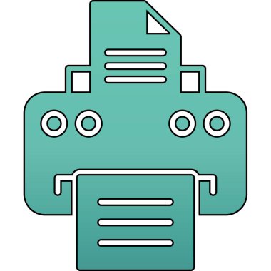 Bir kitap simgesinin vektör illüstrasyonu