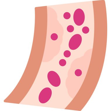 Düz stil olarak kanser hastalığı insan simgesi