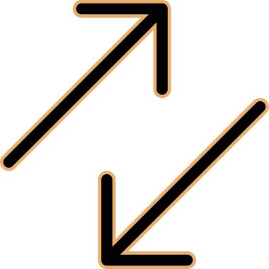 ok simgesi vektör illüstrasyonu