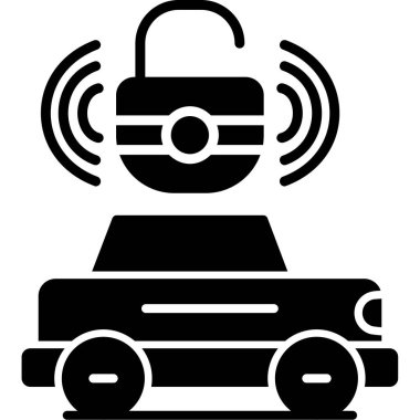 araba servisi simgesi, basit biçim