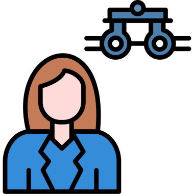 iş kadını yönetici simgesi