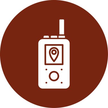 Vektör gps Simge illüstrasyonu