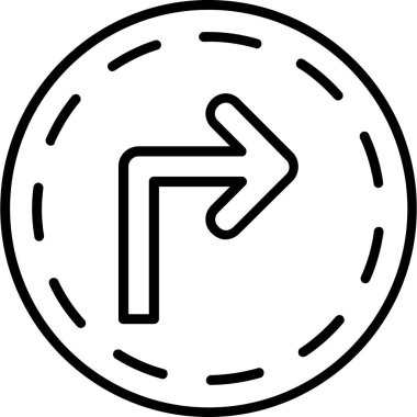 ok simgesi vektör illüstrasyonu