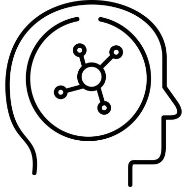 baş insan zihin simgesi, özet biçimi