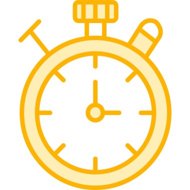 çalar saat simgesi, vektör tasarımı