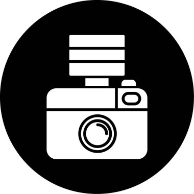 fotoğraf makinesi vektör illüstrasyonu