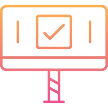 Modern simgenin vektör illüstrasyonu