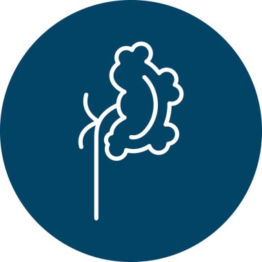 Yaprak simgesi, vektör illüstrasyonlu insan iskeleti