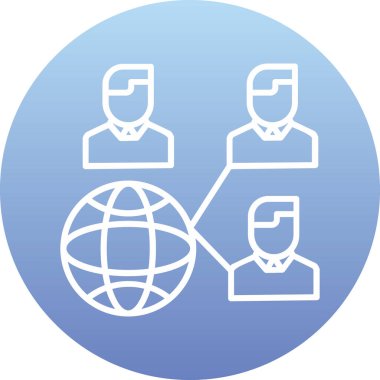 ağ bağlantısı. basit vektör