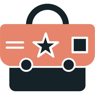 çanta seyahat valizi simgesi