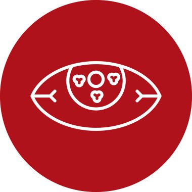 Göz simgesi vektör illüstrasyonu