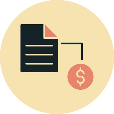 Rapor & sayfası için işletme yönetimi dairesi simgesi