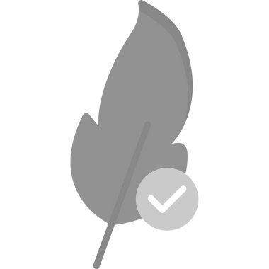 Yaprak simgesi, vektör illüstrasyonu