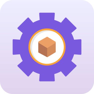 dişli simgesi vektör illüstrasyonu