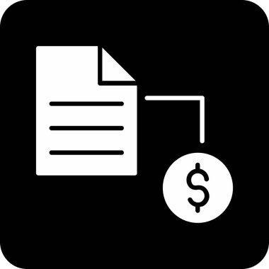 belge simgesi, vektör çizimi