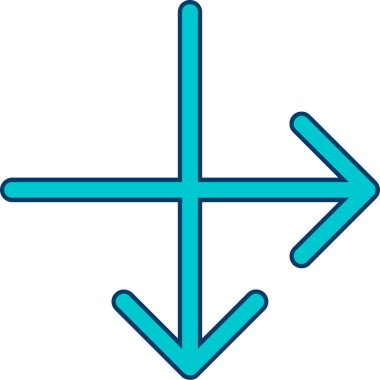 ok simgesi vektör illüstrasyonu