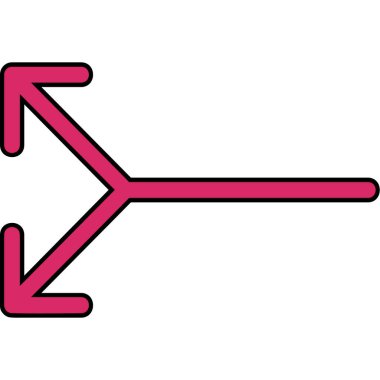 Ok. Web simgesi basit illüstrasyon