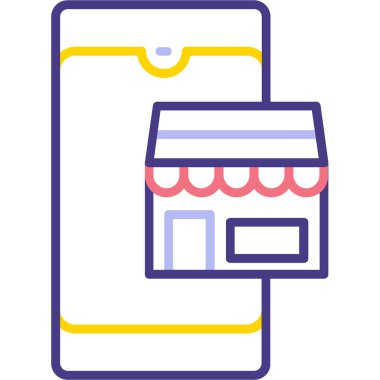 İnternetten alışveriş. Basit tasarım