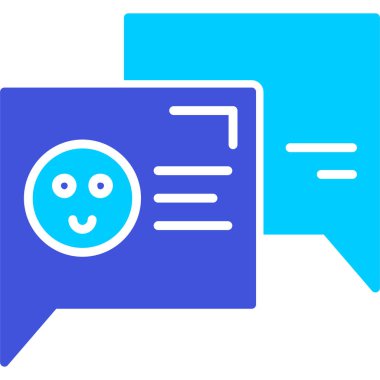 Konuş. Web simgesi basit illüstrasyon