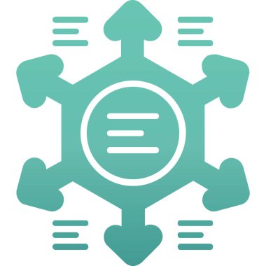 Diyagram web simgesi basit vektör illüstrasyonu