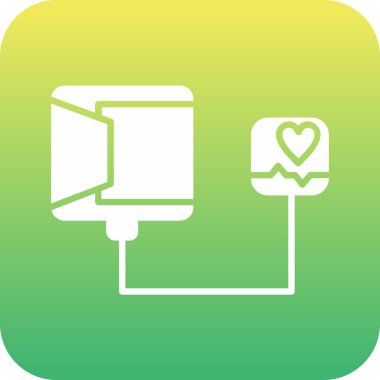 Eşsiz Kalp Vektör Satırı Simgesi