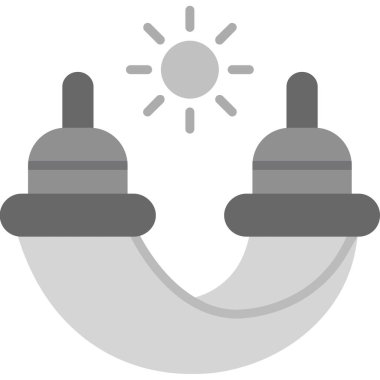 Beyaz arkaplanda vektör simgesi izole edildi