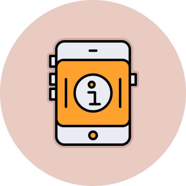 vektör izleme simgesi illüstrasyonu