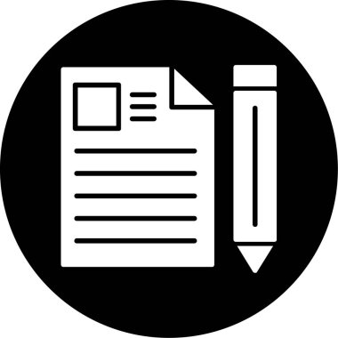 Vektör belgesi Simge illüstrasyonu