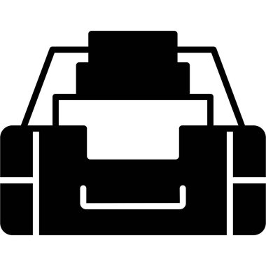 araba simgesi, vektör illüstrasyonu