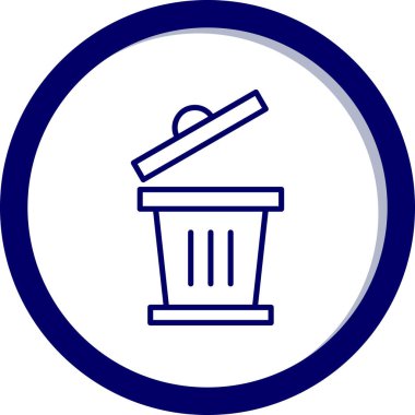 Çöp tenekesi. Basit tasarım