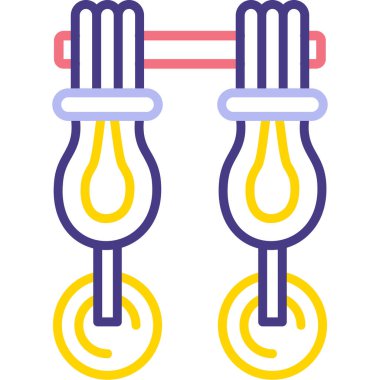 Ampul. Web simgesi basit illüstrasyon